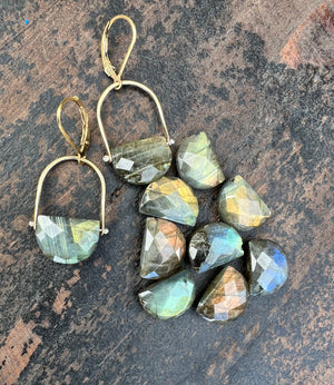 Labradorite and 14k Gold Fill Earrings